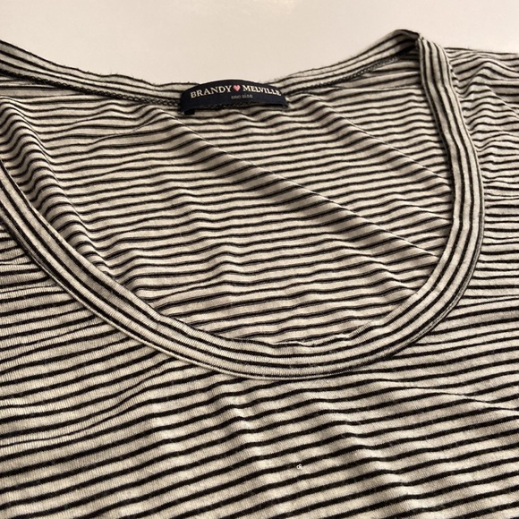BRANDY MELVILLE long sleeved striped top - Picture 4 of 4